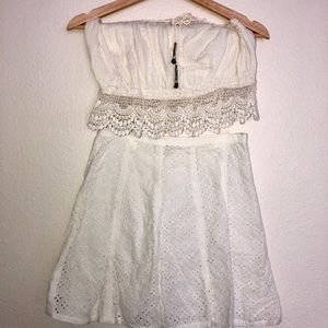 White dress set